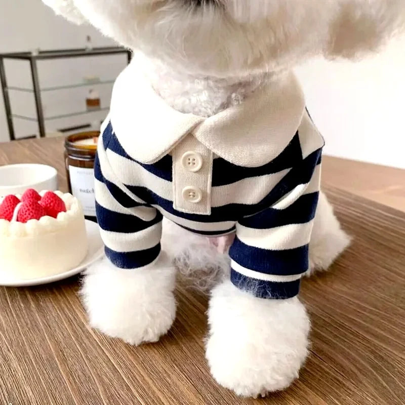 New Pet Dog Polo Shirt Dog Cool Clothes Soft Breathable Yorkie Chihuahua Puppy Clothes Dog Vest for Small Medium Dogs Costumes