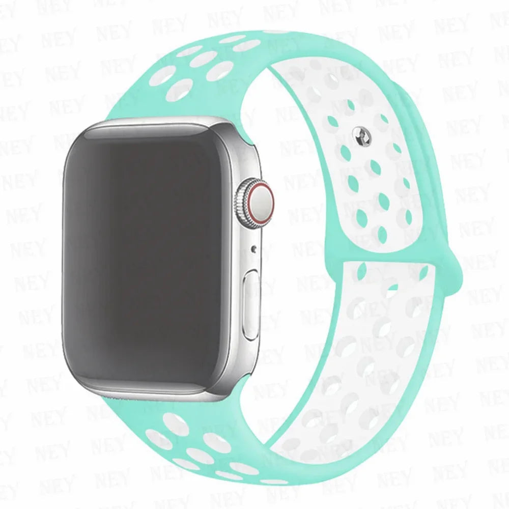 Sport strap For Apple Watch Band Ultra 49mm 44mm 45mm 38/40mm/41mm Silicone Pride Bracelet correa iWatch Series 8 7 6 4 5 3 9 SE