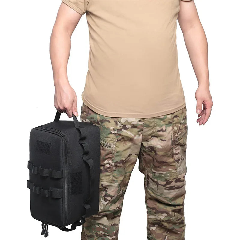 Outdoor Camping Gas Tank Storage Bag Large Capacity Ground Nail Tool Bag Gas Canister Picnic Cookware Utensils Kit Bag