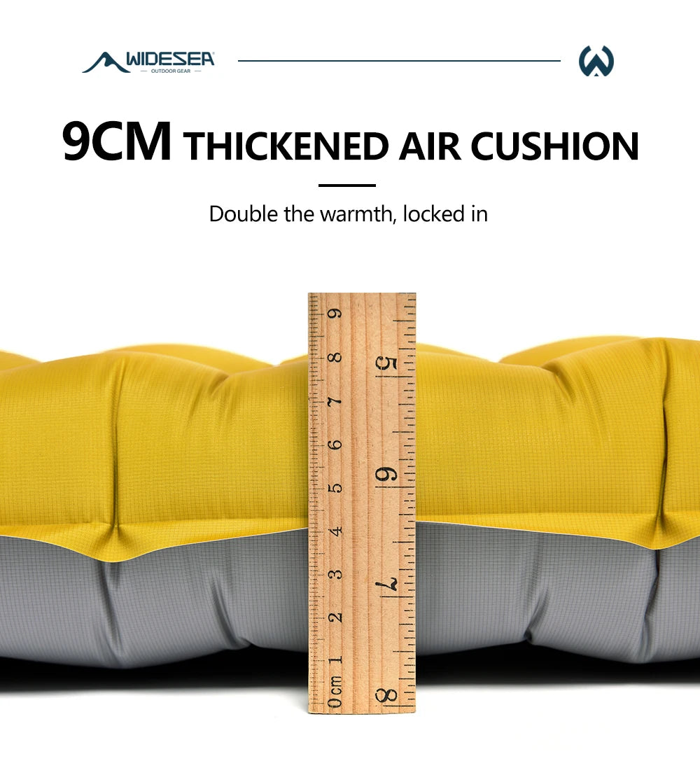 Camping Mat Air Mattress R8 20Dnylon Self-inflating Single Bed Mattress Tourist Tent Inflatable Sleeping Mats Supplies