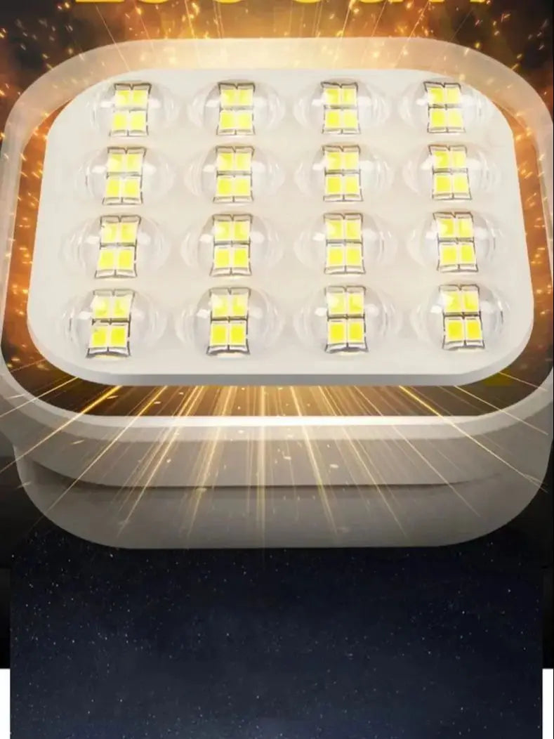 1 piece outdoor solar LED rechargeable lamp, emergency light, magnetic hook-style, camping, fishing, portable lantern, lamp