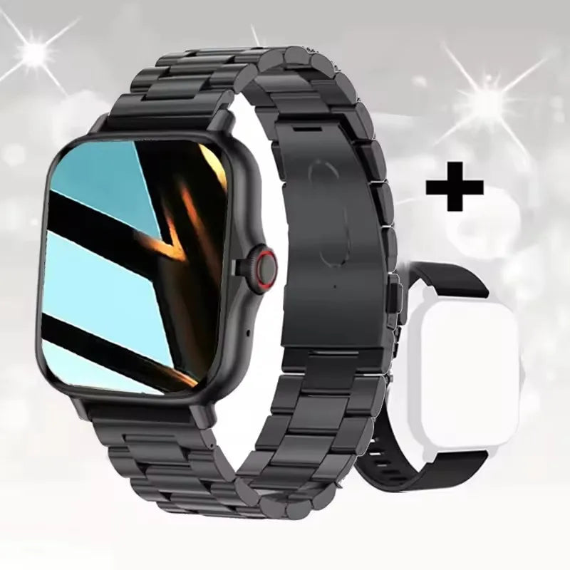 Smart Watch Android Phone 1.44'' Inch Color Screen Bluetooth Call Blood Oxygen/Pressure Monitoring Smart Watch Women Men