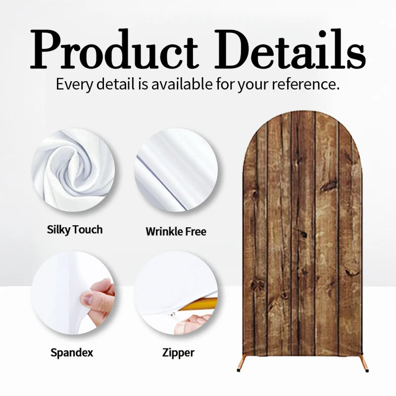 Kpop Demon Hunters Arch Backdrop CoverGirl Group Birthday Arched Banner, Spandex Elastic Photo Booth Background for Party Decor