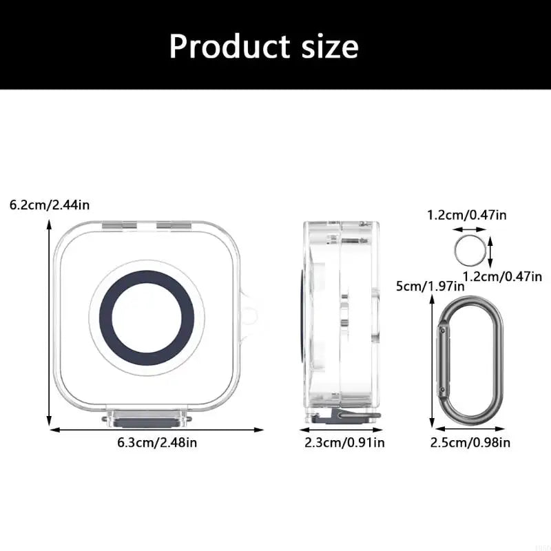 I YAN CoverJoy protective case for Oura Ring Gen 4 charger, dustproof, scratch-resistant, and easy to clean.