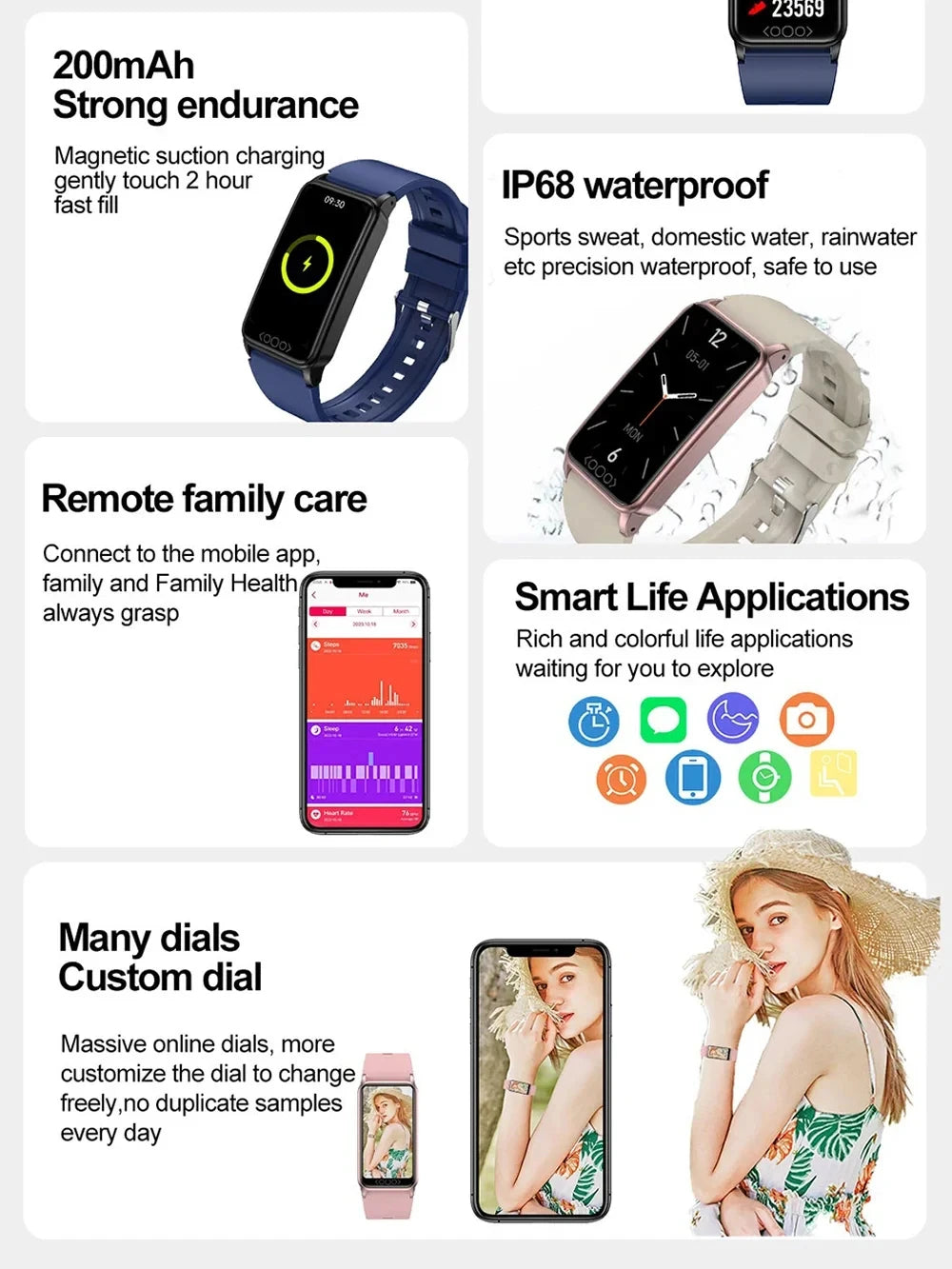 New Original SmartWatch Men Bluetooth Call Sports Smartwatch Heart Rate Health Temperature Monitoring Women For Android IOS 2025