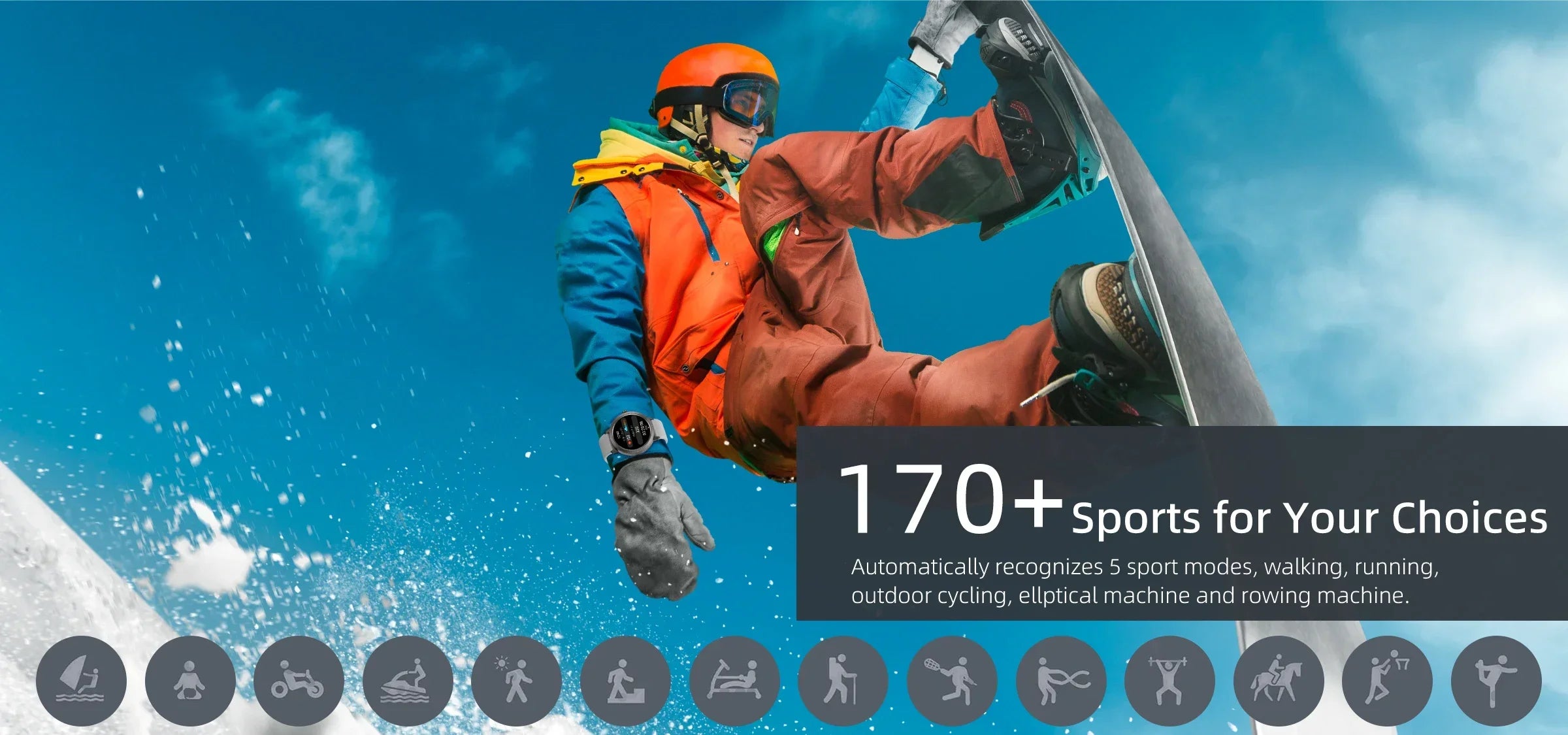 New GPS Positioning Smart Watch 1.32AMOLED 5ATM Waterproof Women Men Health Bluetooth Call 360mAh Compass 170+Sports Mode SmartWatch