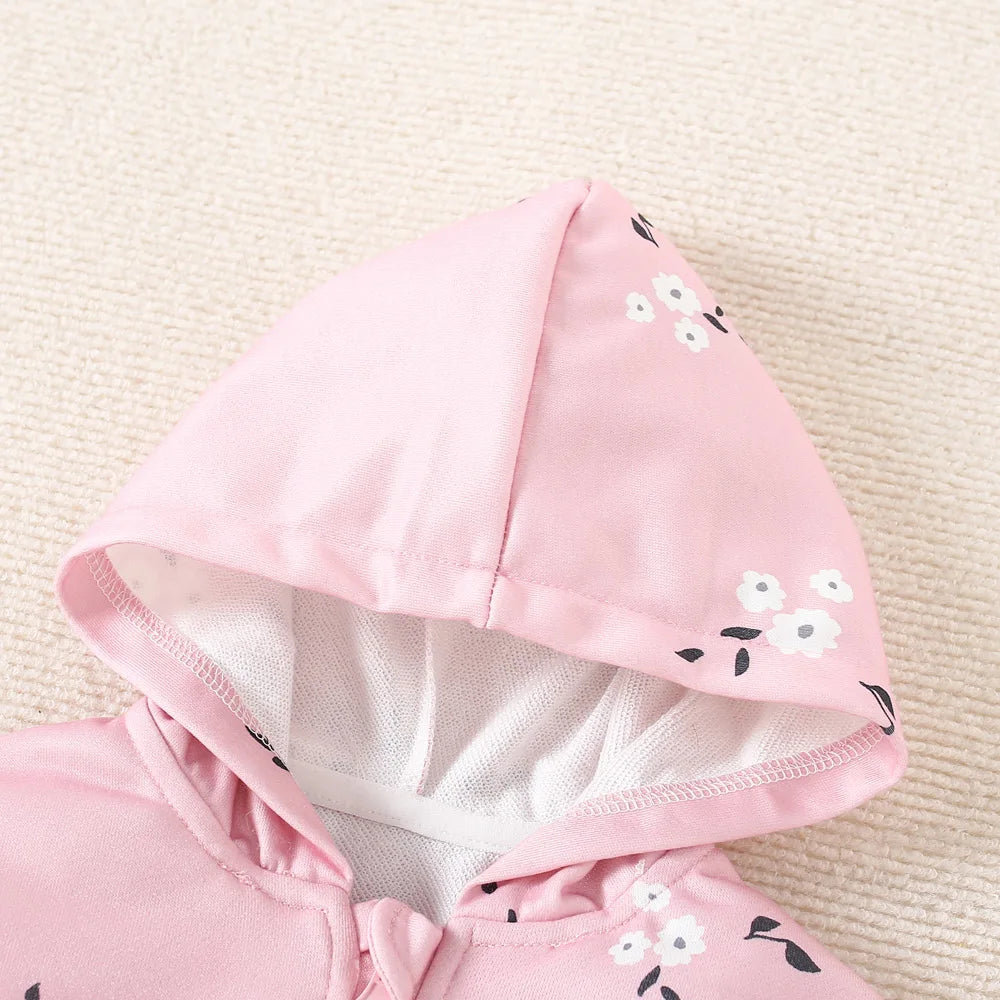 Boys' And Girls' Jackets For Spring And Autumn Thin Cut With A Hat Cute And Sweet Zipper Shirt Children's Outerwear