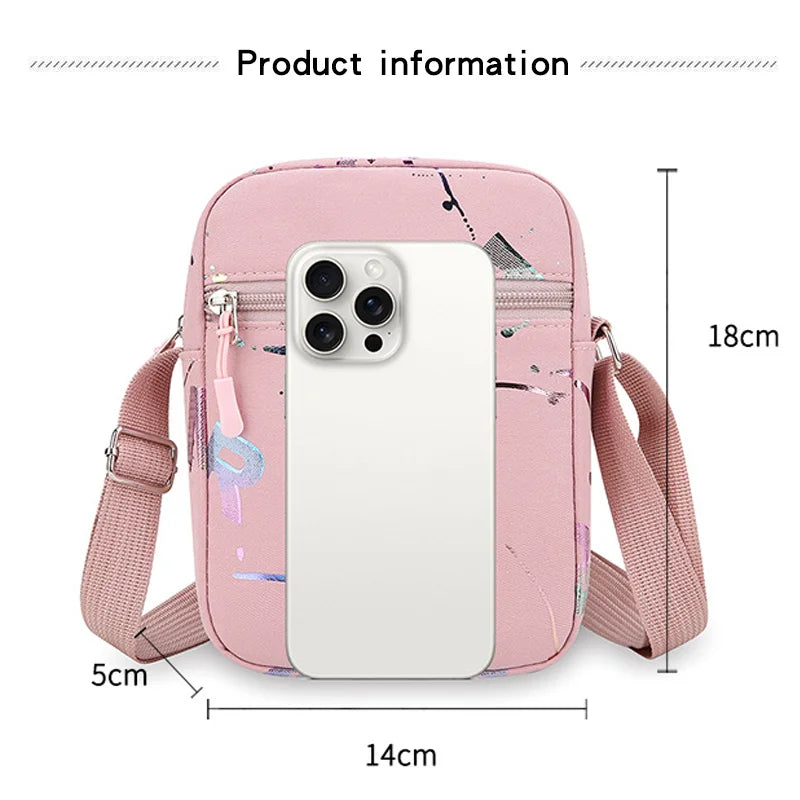 New⭐️KPOP Demon Hunters Crossbody Phone Bag Single Shoulder Pouch Coin Wallet Purse Warriors Handbag Fans Gril Gifts