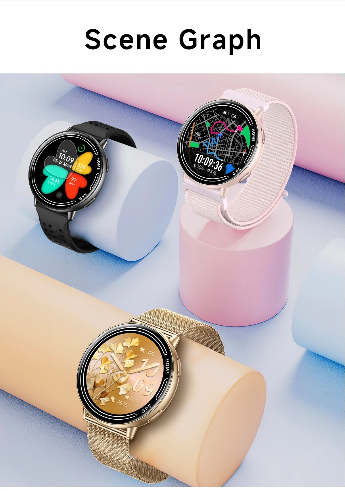 Elegant Women Smartwatch 2026 New 1.39'' AMOLED Screen Bluetooth Call Heart Rate Women's Health IP68 Waterproof Fashion Watches