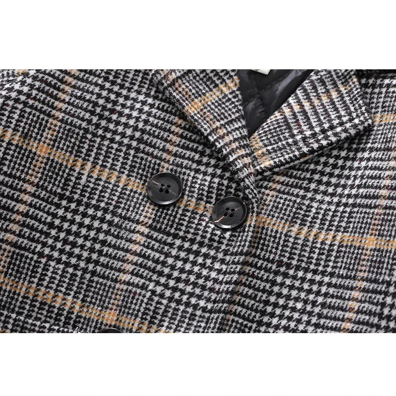 New Spring Autumn Boys Coats Long Style Grid Design Handsome Trench Coat For Kids 2-6 Years Old British Style Jacket