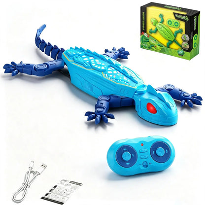 Wall-Climbing Gecko Cat Toy - Remote Control Lizard for Interactive Play