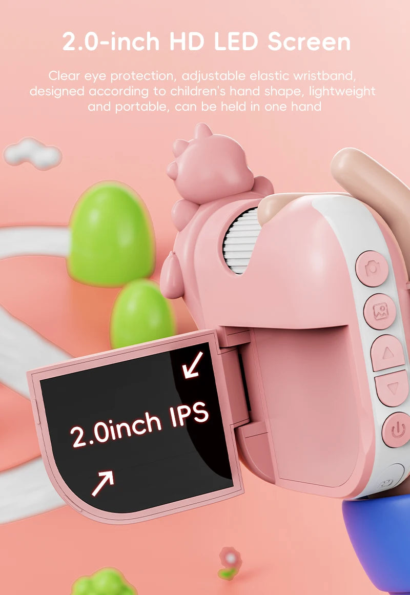 Kids Microscope 8 LED Light 1000x Magnifying Handheld Digital Microscope Adjustable Focus Telescope for Christmas Birthday Gift