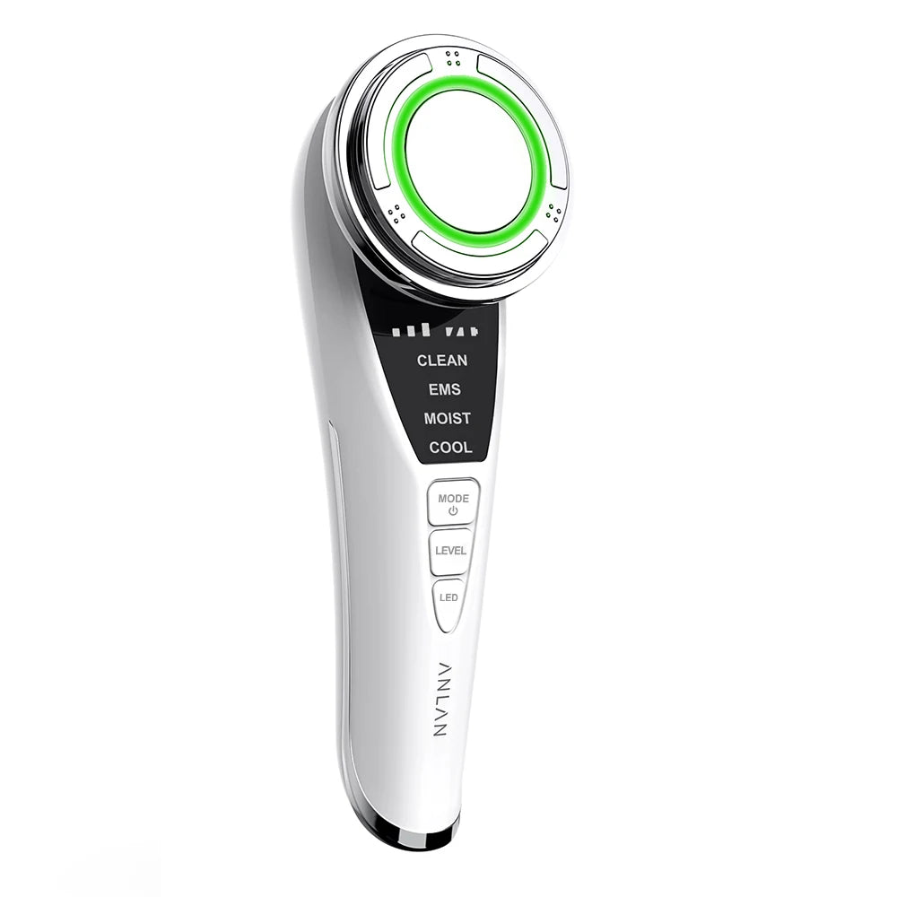 ANLAN EMS Facial Massager Pro Face Lifting Skin Rejuvenation Cold Hot Compress Deep Cleaning Anti-aging Skincare Beauty Device