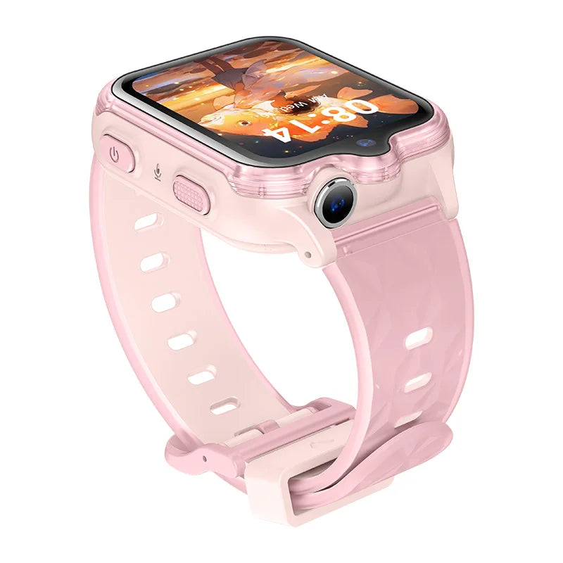 I YAN Wonlex 4G Kids Smartwatch with dual cameras, GPS, real-time location, 2GB RAM, and video call feature for children.
