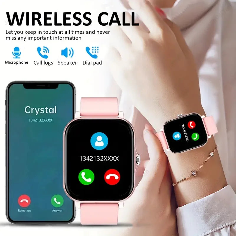 KESHUYOU  Smart Watch Bluetooth Talking Blood Oxygen/Blood Pressure Monitor Smart Watch for Women Men Holiday Gift
