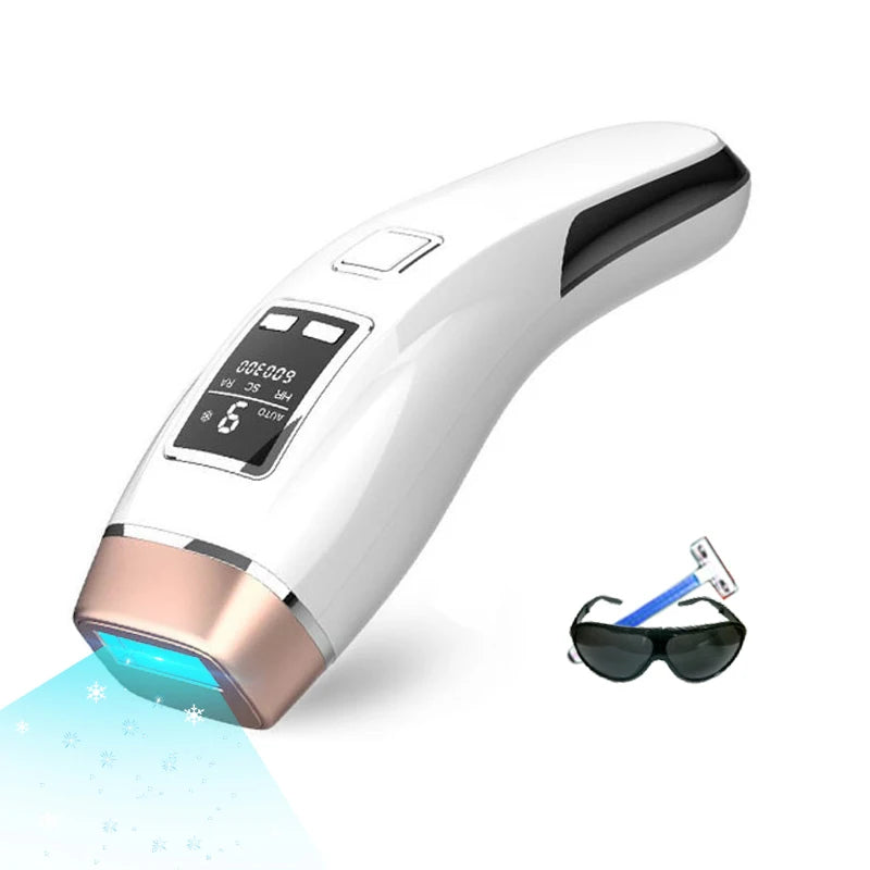 Vancostar 4in1 Laser Hair Removal IPL Epilator 999000 Flash Cooling Acne Treatment Rejuvenation Device for Home Bikini Trimmer