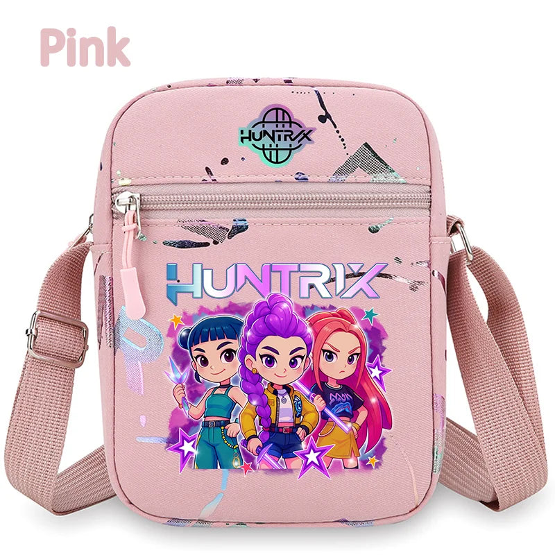 New⭐️KPOP Demon Hunters Crossbody Phone Bag Single Shoulder Pouch Coin Wallet Purse Warriors Handbag Fans Gril Gifts