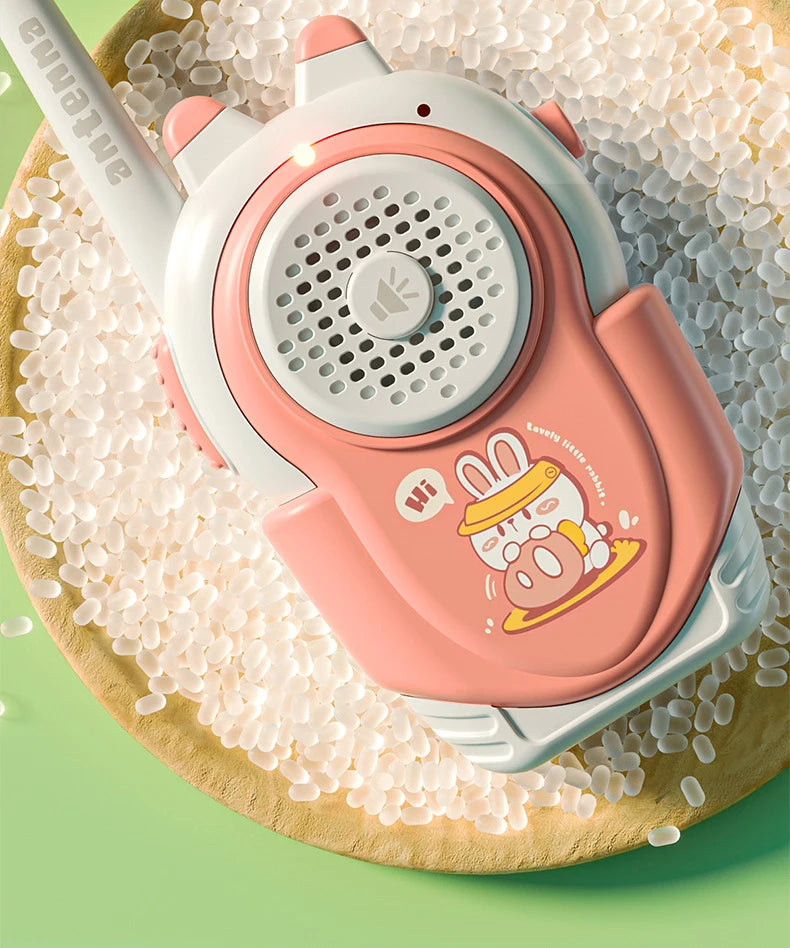2PC Children's Walkie-talkies Wireless Cartoon Pagers Remote Intercom Outdoor Kids Toys Parent-child Interaction Education Game