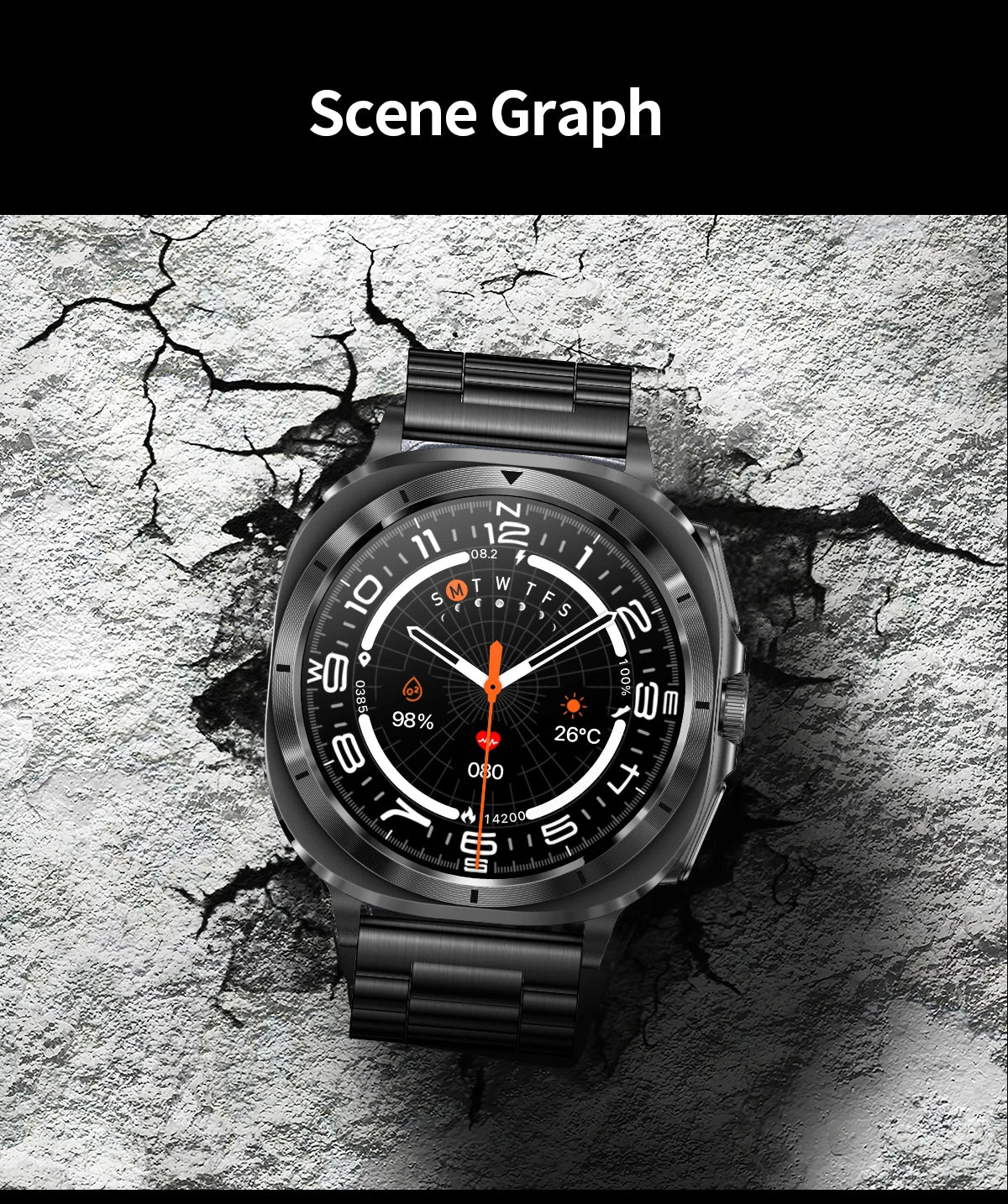 New Health Watch Uric Acid Blood Pressure Blood oxygen Body Analysis Body Fat SmartWatch ECG+PPG Bluetooth call Clock Women Men