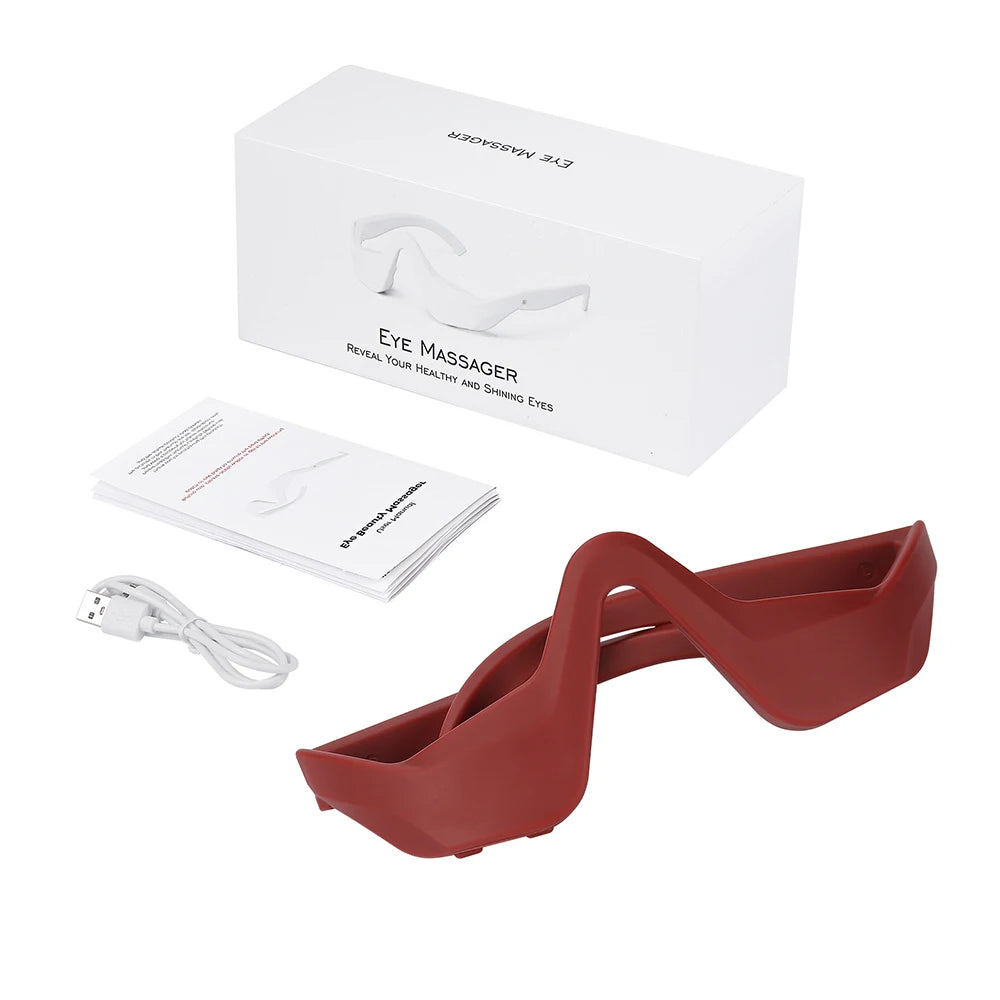 EMS Redlight Eye Massage Eyes Beauty Device Removal Dark Circles Anti-eye Wrinkles Fatigue Relief