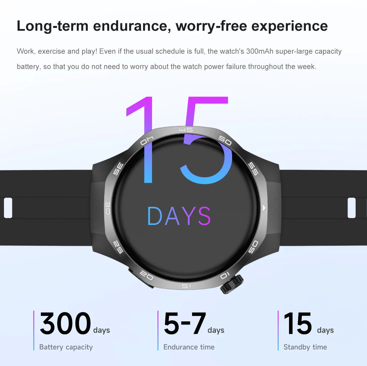 Watch 5 Pro GPS Track Compass Smart Watch Men 360*360 AMOLED Screen NFC BT Call Waterproof Health Monitor Man Smartwatches