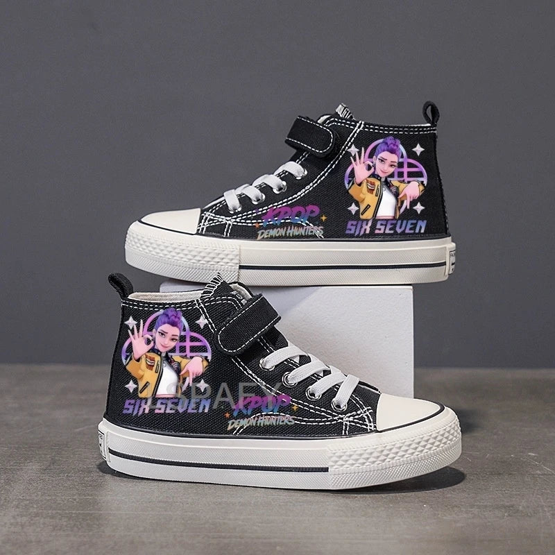 High-top Non-slip Sneakers, Student Casual Shoes New Children's Shoes, Fashion Canvas Shoes, Flat Shoes, Children's