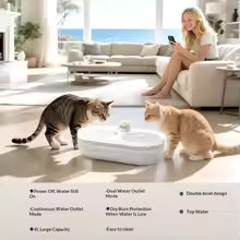Large Capacity Cat Water Fountain for Cats Ultra Quiet