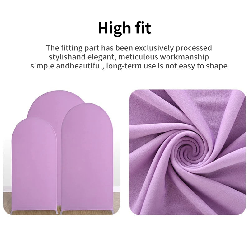 Pink Kpop Demon Hunters Arch Backdrop Cover Spandex Chiara Arch Set for Girl Birthday Party Photo Booth Studio Decor Supplies