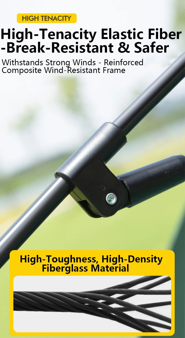 1 Outdoor Camping Tent for Overnight Stay, Fully Automatic, Quick Setup, No Assembly, Foldable, Double Layer