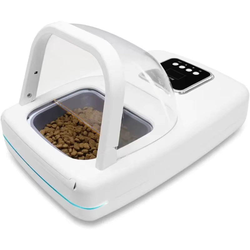 Smart Chip-Sensing Auto Pet Feeder – WiFi, Timed & Anti-Theft | Cats & Dogs