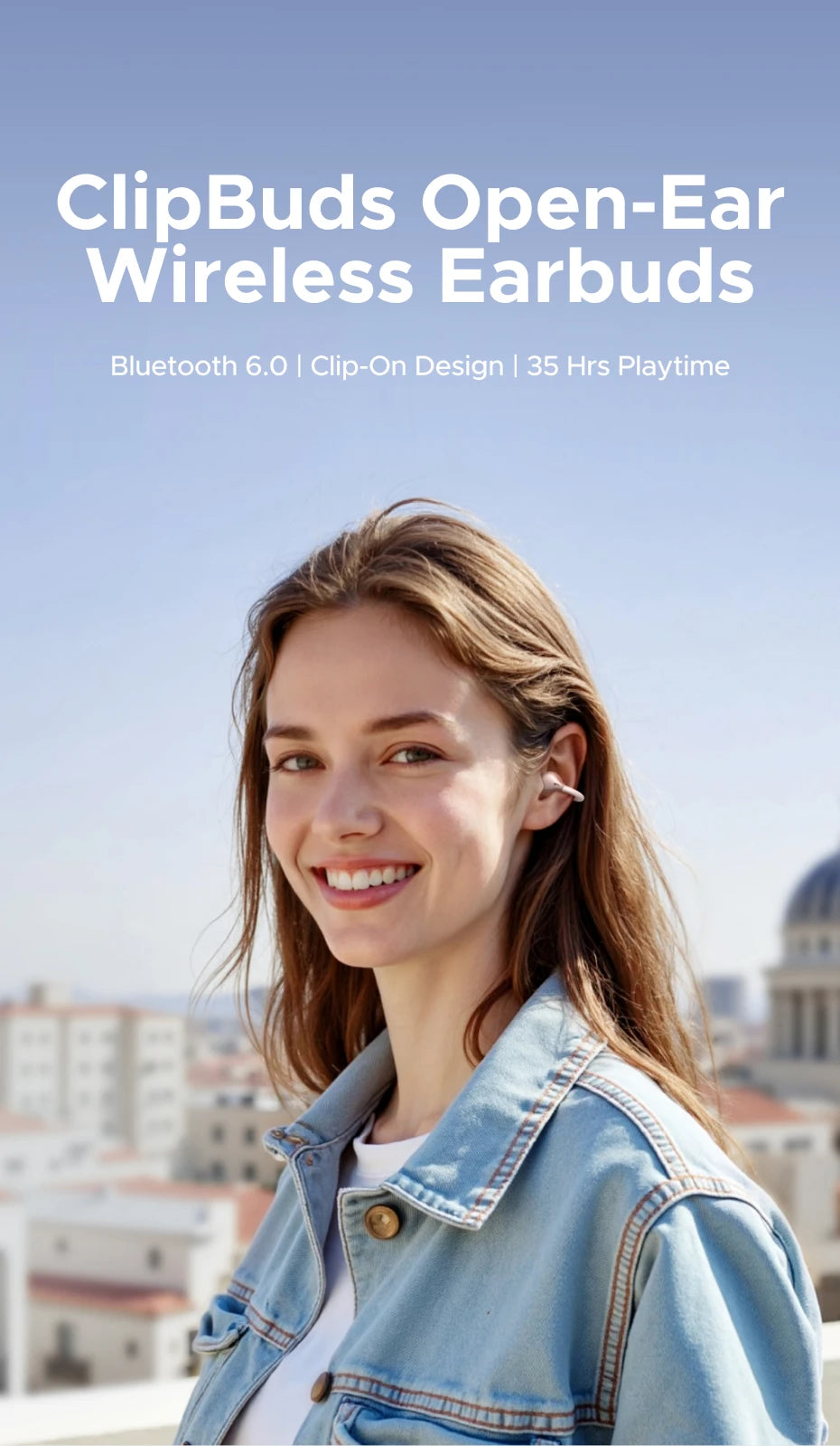 UGREEN Ear Clip EarBuds OWS Wireless Bluetooth Earphones TWS Headphones