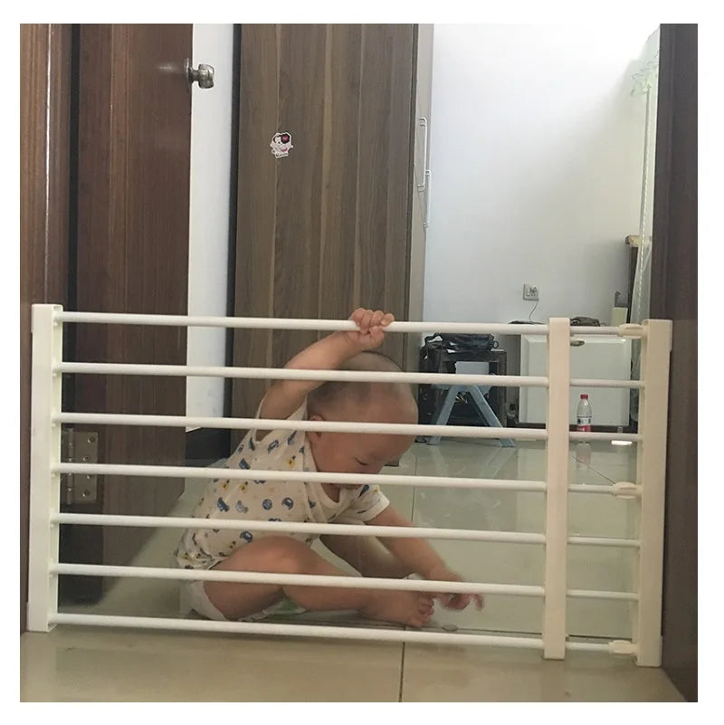 Baby Fence Playpen for Dog Safety Gate Pets Indoor Retractable Pet Isolating Room Plastic Stair Door