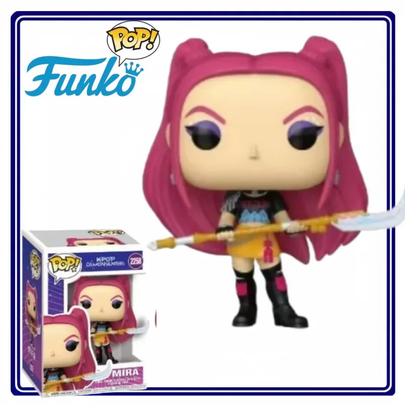 Handmade Monster Hunt K-Pop Demon Hunters Rumi Jinu vinyl collectible figure from I YAN, trendy toy for children and fans.