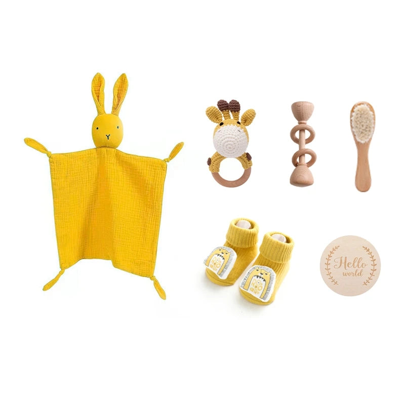 Newborn Baby Gift Box Set – 7-Piece Bath & Keepsake Collection - I YAN