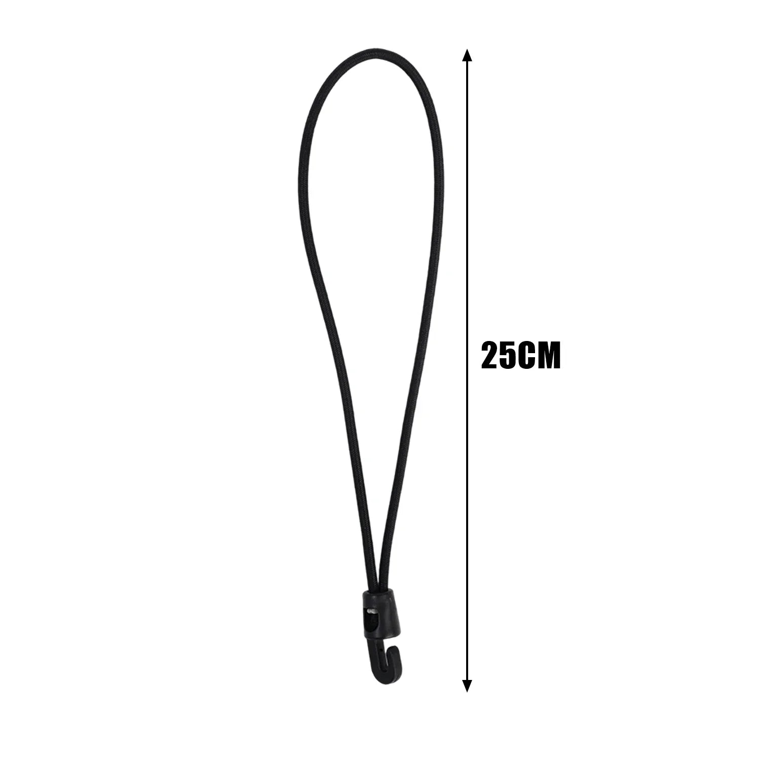 10/1Pcs Bungee Cord with Hooks 10/15/25cm High Elasticity Expander with Hooks Rubber Tensioner with Hooks for Camping Tarpaulin