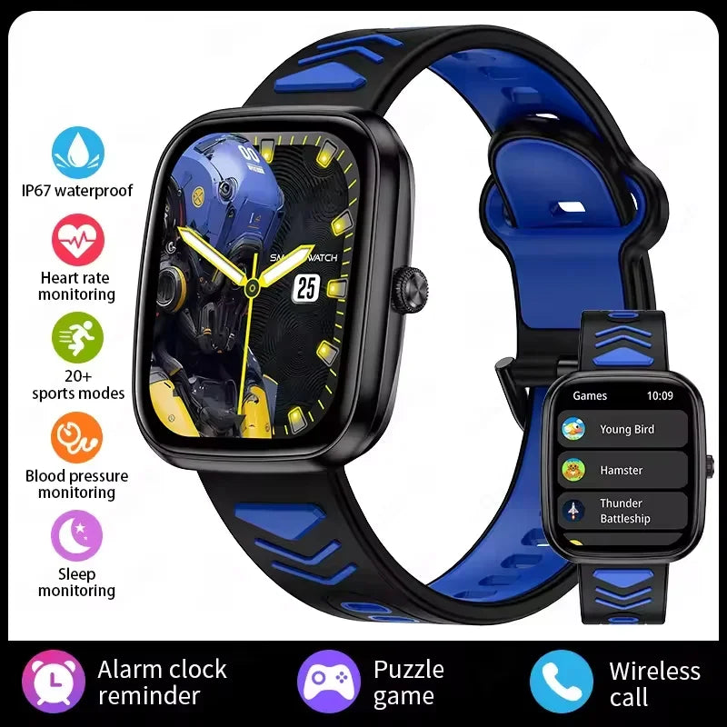 Kids Smartwatch Teenage Pedometer Sports Children Smartwatch – Wireless Calling Student Gift for Boys & Girls - I YAN