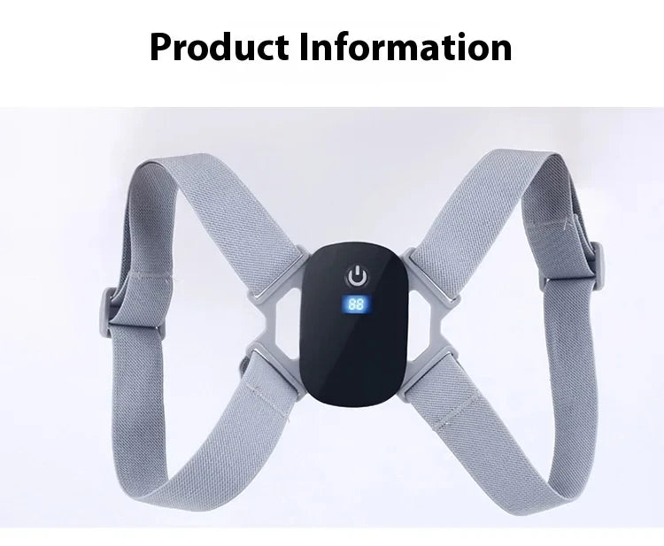 2026 New Smart Posture Corrector Rechargeable Back Brace 8 Shape Vibration Reminder 400mAh Battery for Work Study Office Home - I YAN