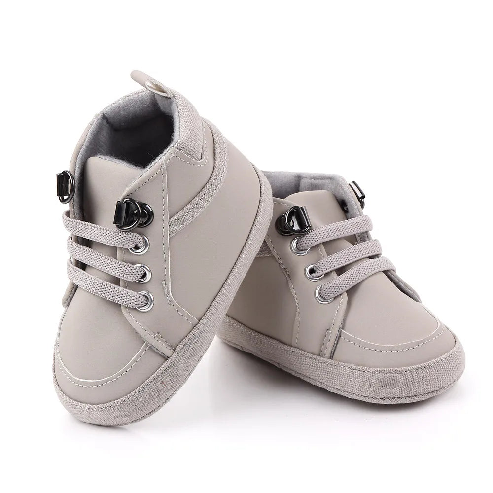 Baby toddler boy casual ankle-covered boots by I YAN, suitable for prewalking outdoor use for 0-1 year olds.