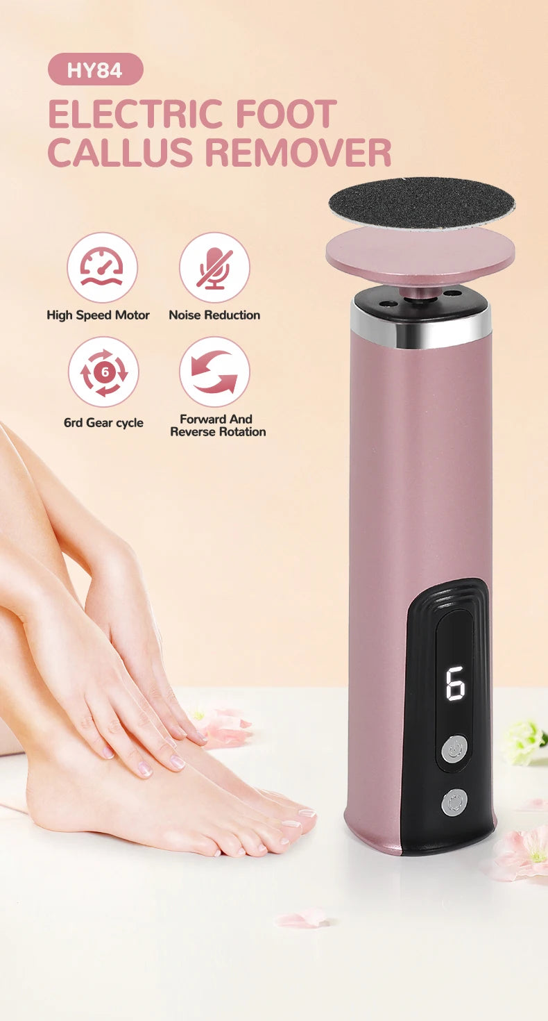 Foot Care Tool 2-in-1 Foot and Hand Electric Care Tools,Polish and Smooth,Shine Toenails Electric Callus Remover Pedicure File