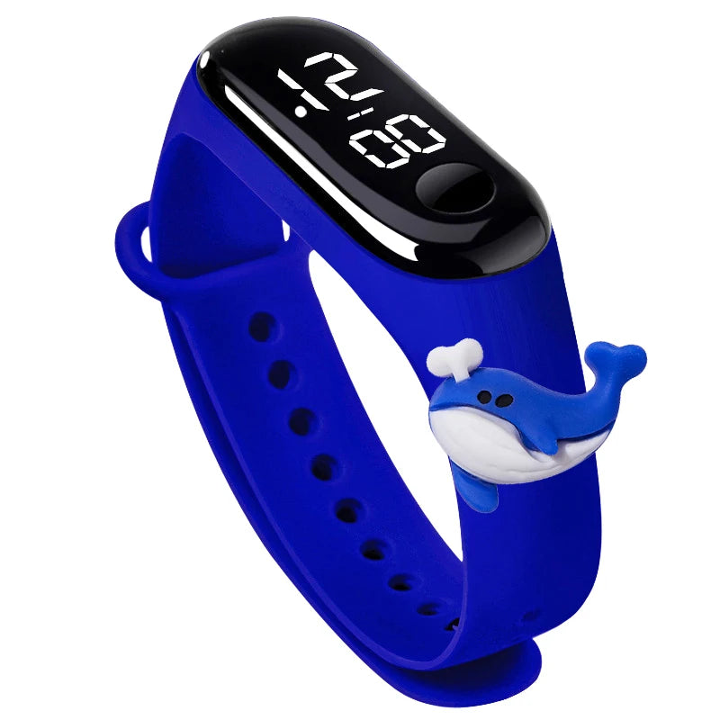 Waterproof Children's Smart Watch Cartoon LED Digital – Fun Electronics Wristwatch Birthday Gift for Kids Age 2-15 - I YAN