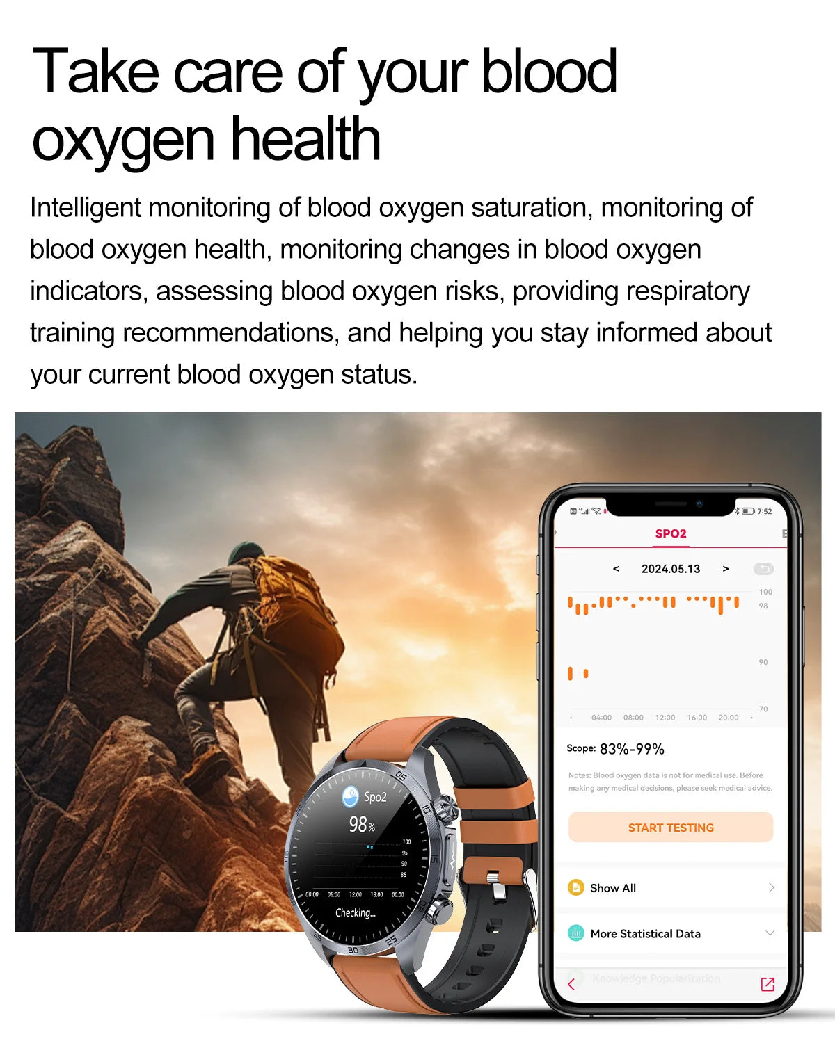 2026 New Pulse﻿ ECG+PPG Treatment Smart Watch Men Blood Lipid Uric Acid BP Body Fat Tired monitor Sports Health Call Smartwatch