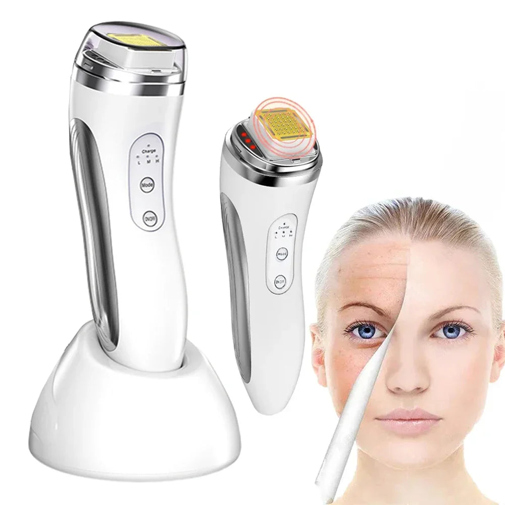RF Radio Frequency Face Lifting Device Dot Matrix Beauty Massager Home Wrinkle Remover Skin Tightening Facial Massage Machine