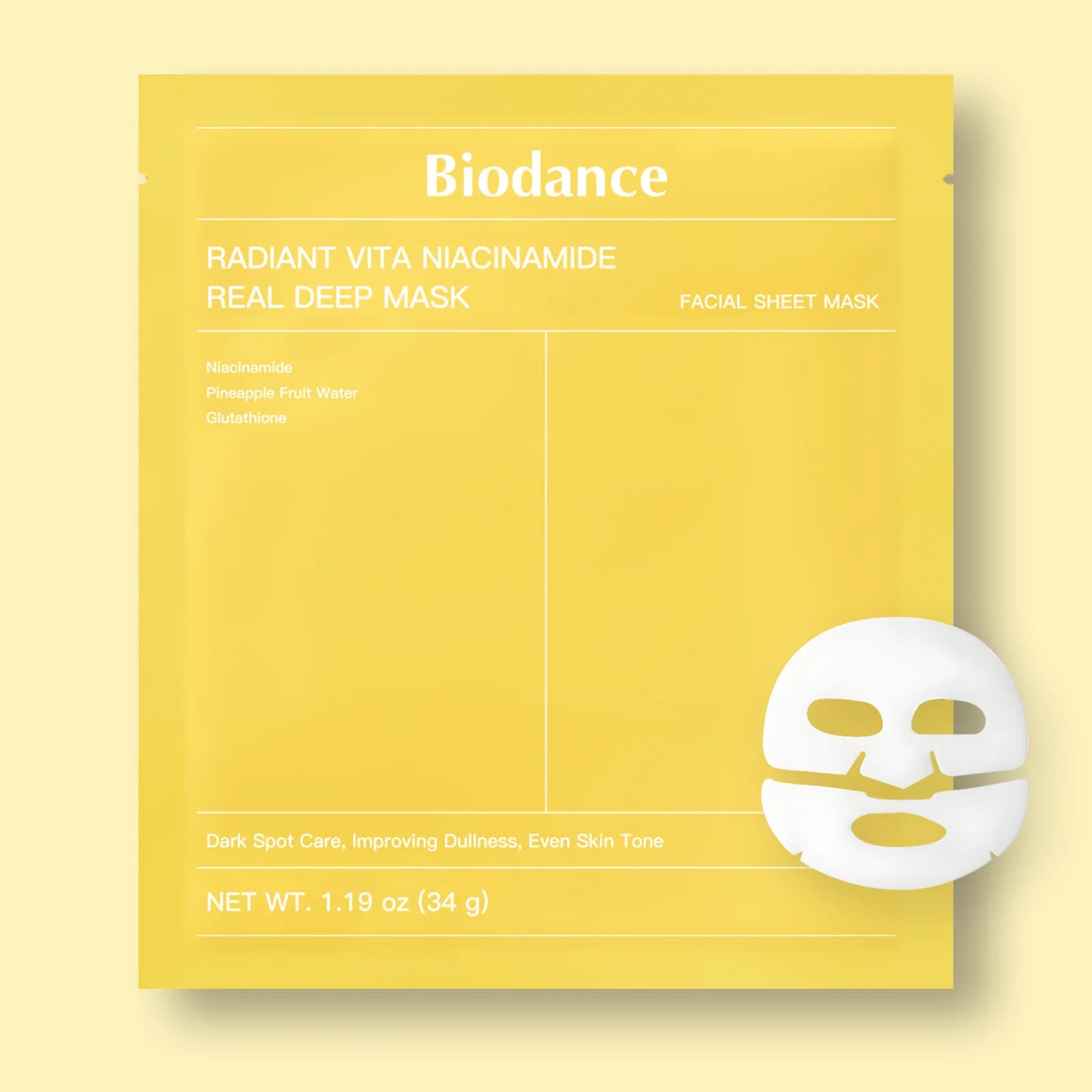 Biodance Collagen Face Mask Highly Effective Hydration And Moisturizing Improve Skin Elasticity Soothing And Brightening Korean