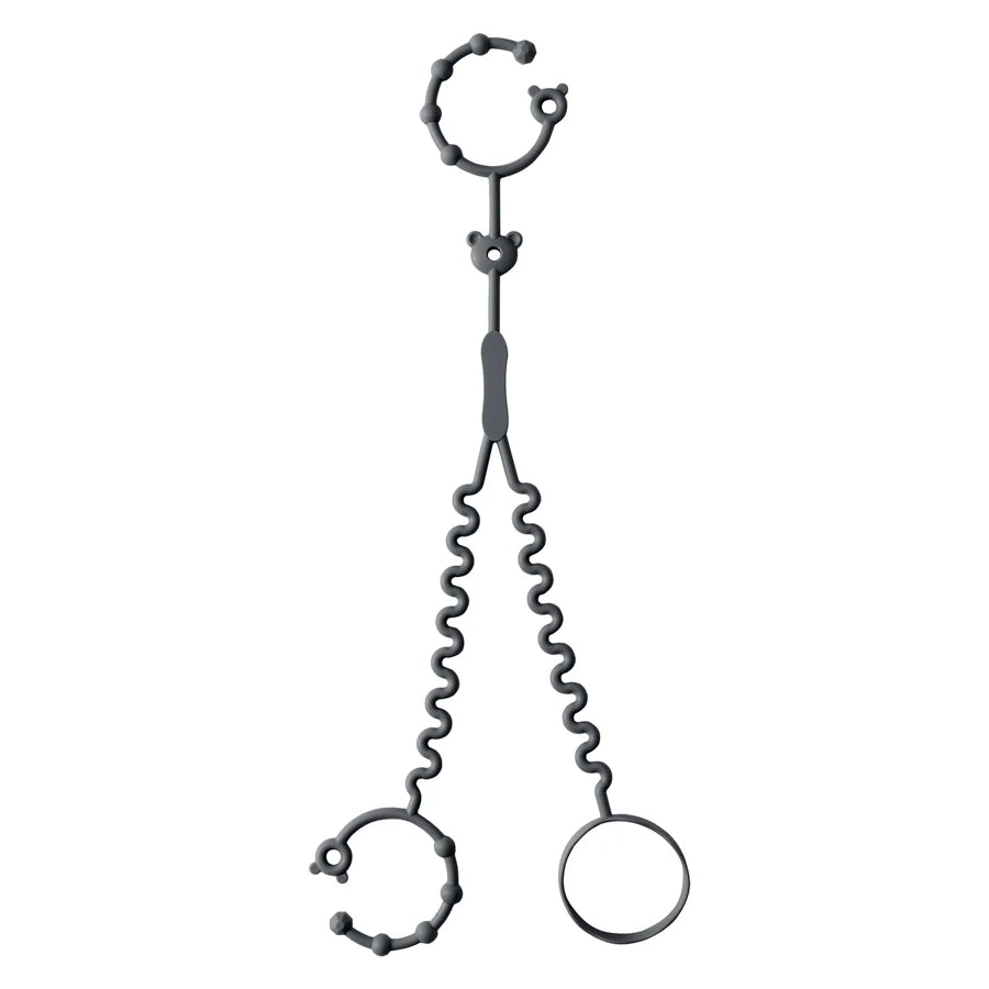 New 1PC Baby Pacifier Chain With 2 Clips Infant Bottle Chain Adjustable Silicone Pacifier Chain Teether Toy Stroller Accessories