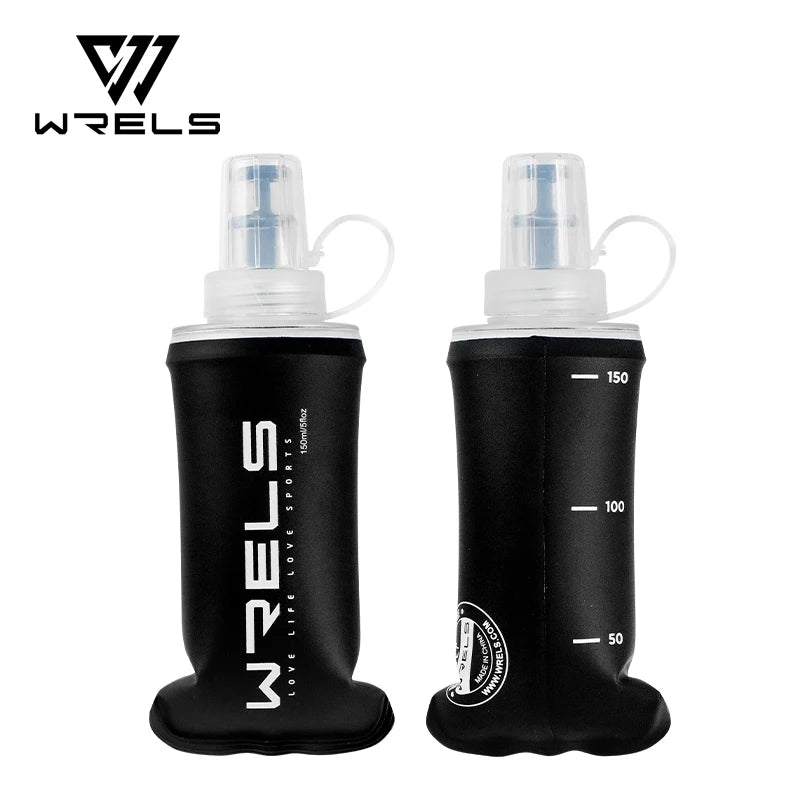 Portable TPU Soft Water Bottle BPA Free Folding Soft Flasks For Outdoor Sports Marathon Running Hydration Camping Hiking