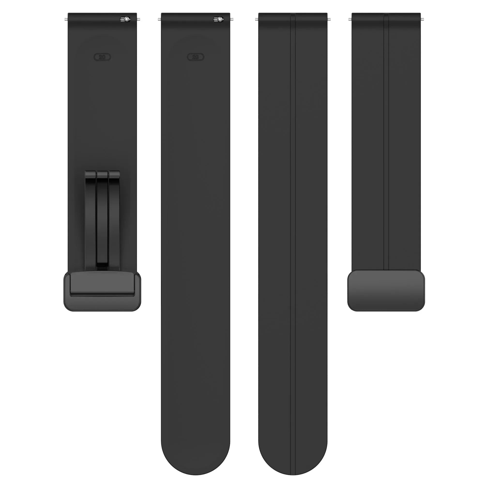 20mm 22mm Strap For Samsung Galaxy watch 6/4/5 pro/classic/gear s3/active 2 Sport Silicone Magnetic Buckle Huawei GT 2 2e 3 band