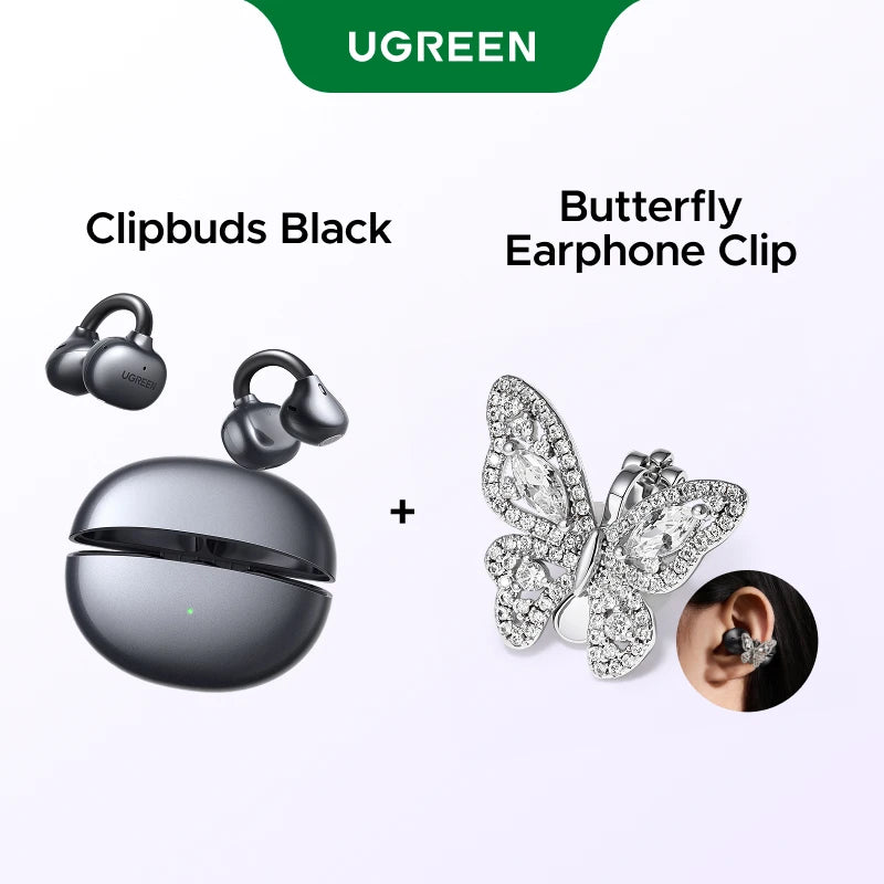 UGREEN Ear Clip EarBuds OWS Wireless Bluetooth Earphones TWS Headphones