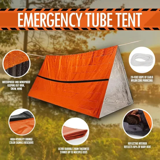 2 Person Emergency Tent  Camping Travel  Family Campaign House Tourist Tents Cool Gear Equipment Coat