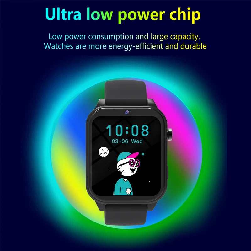 Kids Game Smart Watch with Flashlight & HD Camera – Waterproof Sport Watch with Sleep Tracker, Music & Alarm | Birthday Gift - I YAN