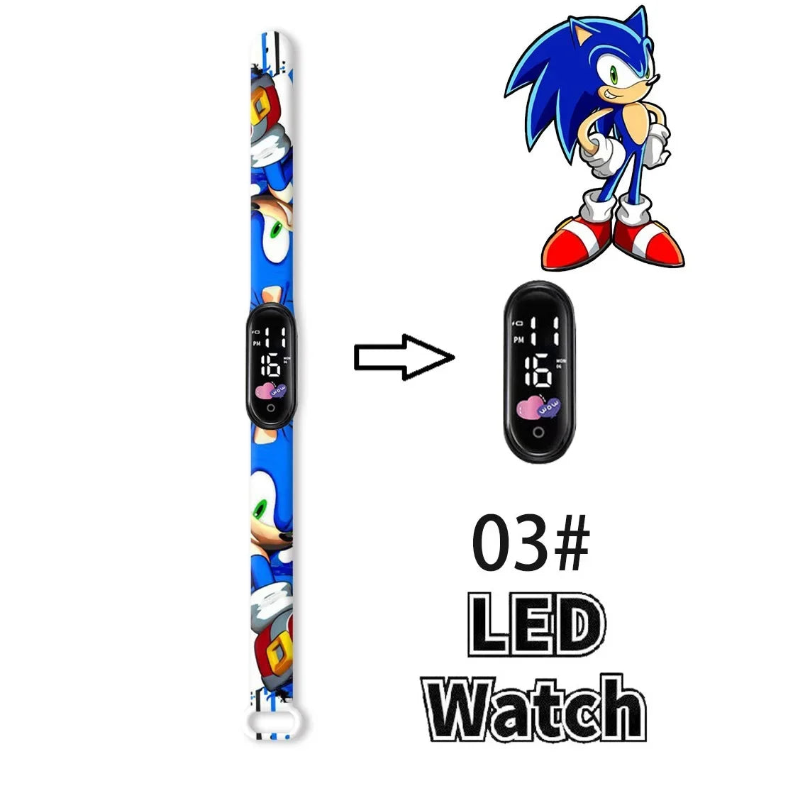 Kids LED Watch Touch Control Digital – Silicone Strap Waterproof Sport Wristwatch Birthday Gift for Boys & Girls - I YAN
